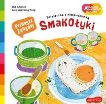 Książeczka z niespodzianką Smakołyki Pierwsze zagadki