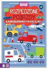 Rozpędzone pojazdy Łamigłówki i naklejki