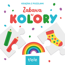 Zabawa w kolory Książka z puzzlami