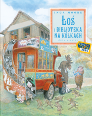 Łoś i biblioteka na kółkach