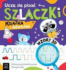 Uczę się pisać szlaczki Książka z rowkami