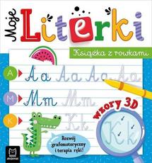 Moje literki Książka z rowkami