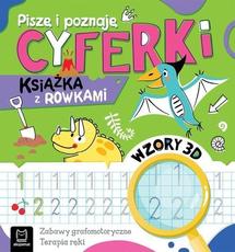 Piszę i poznaję Cyferki Książka z rowkami