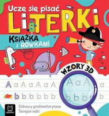 Uczę się pisać Literki Książka z rowkami