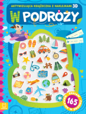 W podróży Aktywizująca książeczka z naklejkami 3D