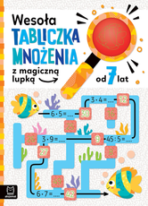 Wesoła tabliczka mnożenia z magiczną lupą