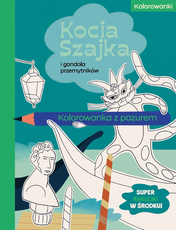 Kocia Szajka i gondola przemytników Kolorowanka
