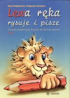 Lewa ręka rysuje i pisze