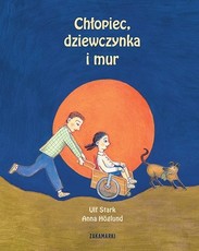 Chłopiec , dziewczynka i mur